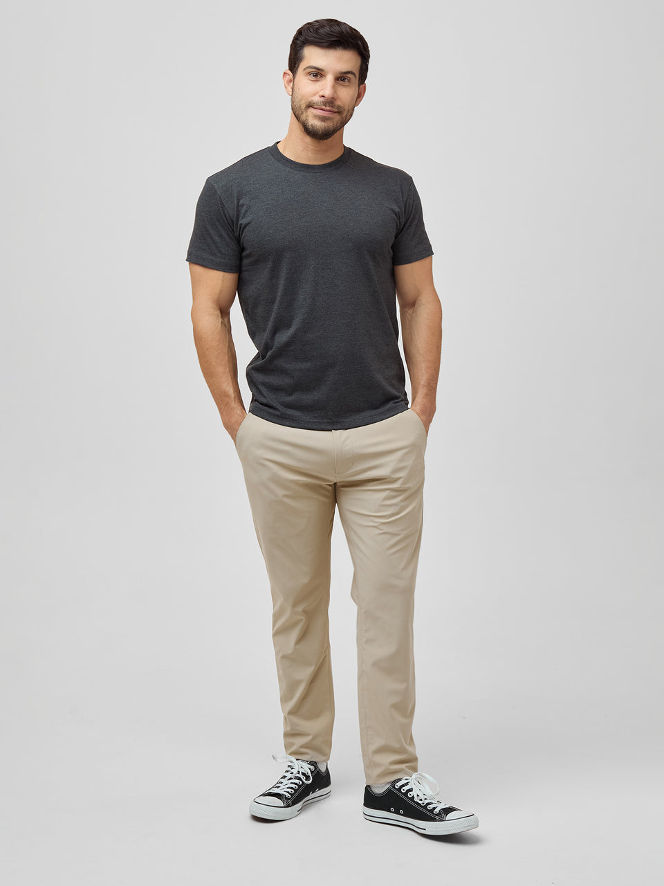 Charcoal Crew Neck