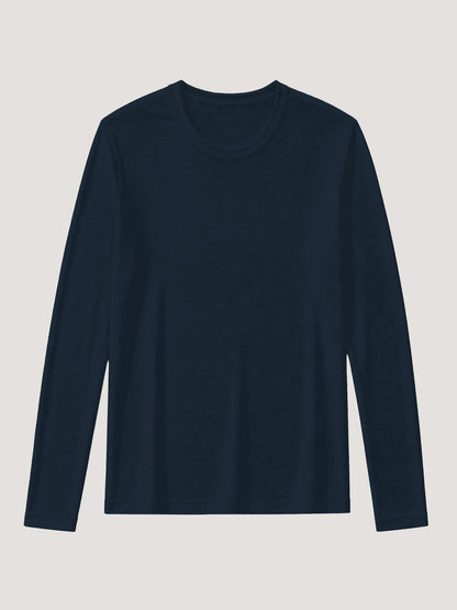 Women's Dark Navy Long Sleeve Crew